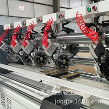 低速1800MM五层瓦楞纸板生产线5刀8线薄刀压线机    纸箱包装机械