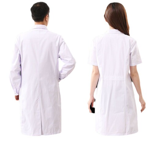White coat doctor uniform workwear female long-sleeved medical experimental suit medical student internship short-sleeved male nurse uniform