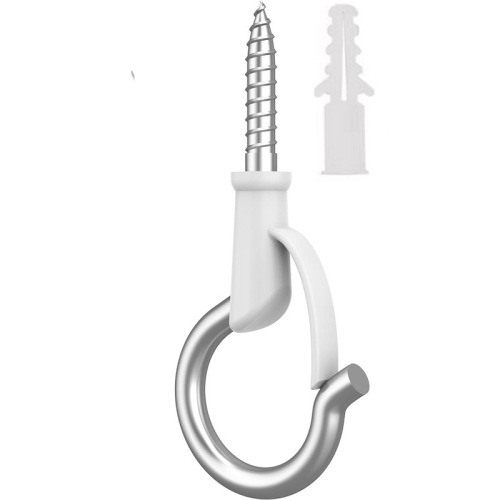 Outdoor String Lights Hook Q-type Spring Hooks for Christmas Lights, Available in 6pcs/12pcs/20pcs Sets for Cross-border Shipping