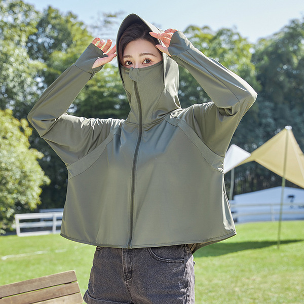 Thin silk sun protection clothing