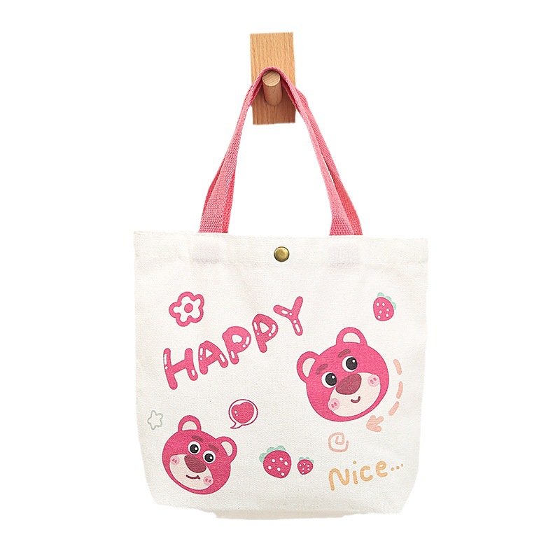 canvas bag inswind companion gift student children small tote bag wholesale bag women's mini souvenir set color printing