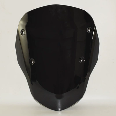 Suitable for Bao-Ma BM R1300GS 23-25 modified motorcycle front windshield windshield windshield mirror (Motorcycle front windshield) - smoky-black