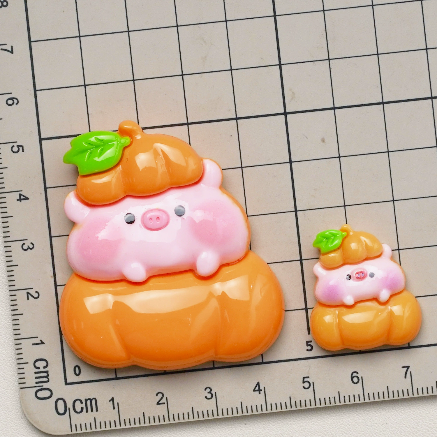 Cartoon cream accessories, hairgrip, accessory, pendant