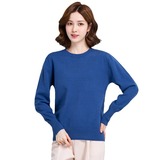 中年圓領含色春秋毛衫薄款衣服上小衫媽媽春裝中老年女針織打底衫，女裝針織衫/毛衣，妃慕昵服飾