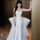 Fishtail Light Wedding Dress Female Bride 2025 New French Satin Main Yarn High-grade Texture Tube Top Small Trailing Out-door Yarn