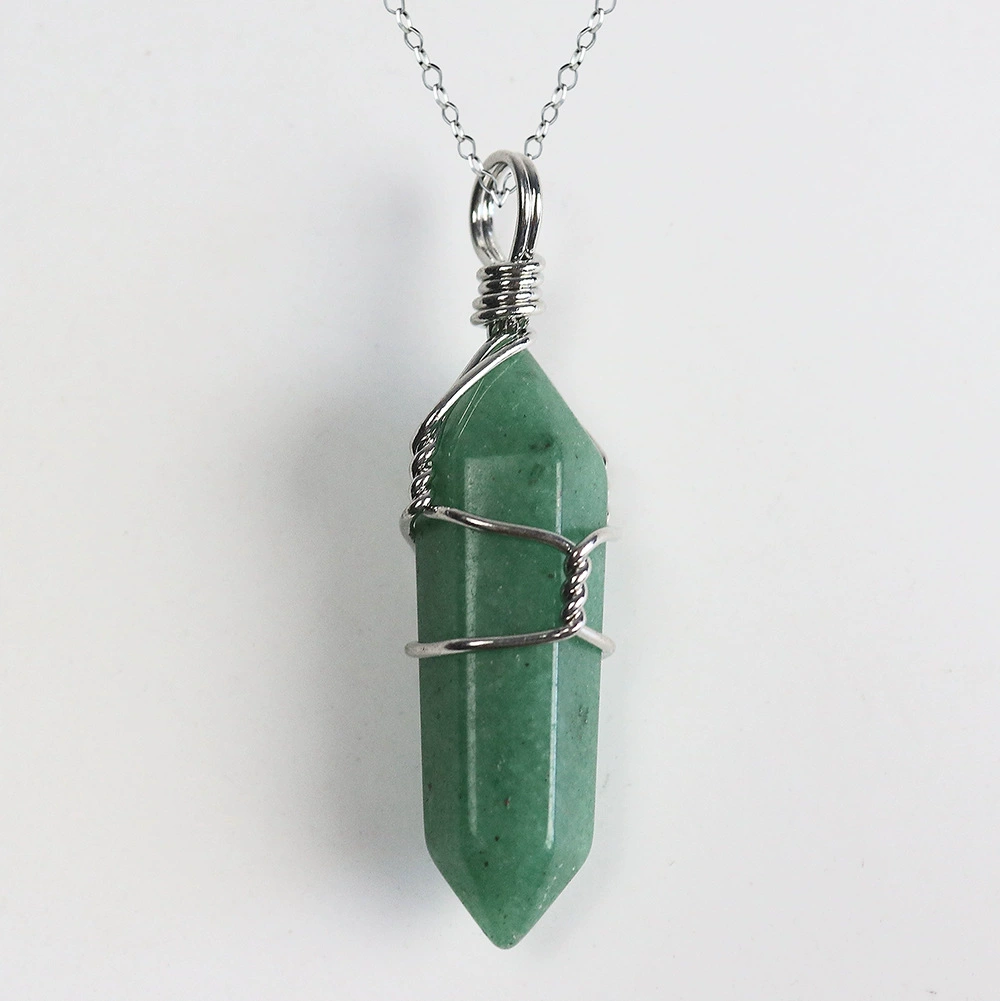 (Cross-border trading), copper hexagonal accessory, crystal pendant, necklace, ebay