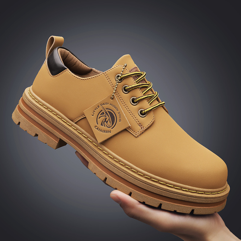 2023 Spring New Breathable Martin Boots For Men, Good Quality, Durable Work shoes, trendy low-top martin shoes_voghion.com