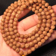 尼泊尔超小龙眼菩提佛珠男女精品情侣手链手串脖挂108颗天然原籽