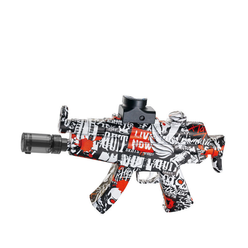 Acceso transfronterizo MP5 eléctrico AK47 pistolas de graffiti para niños y niñas modelo de seguridad de juguetes al aire libre image 3