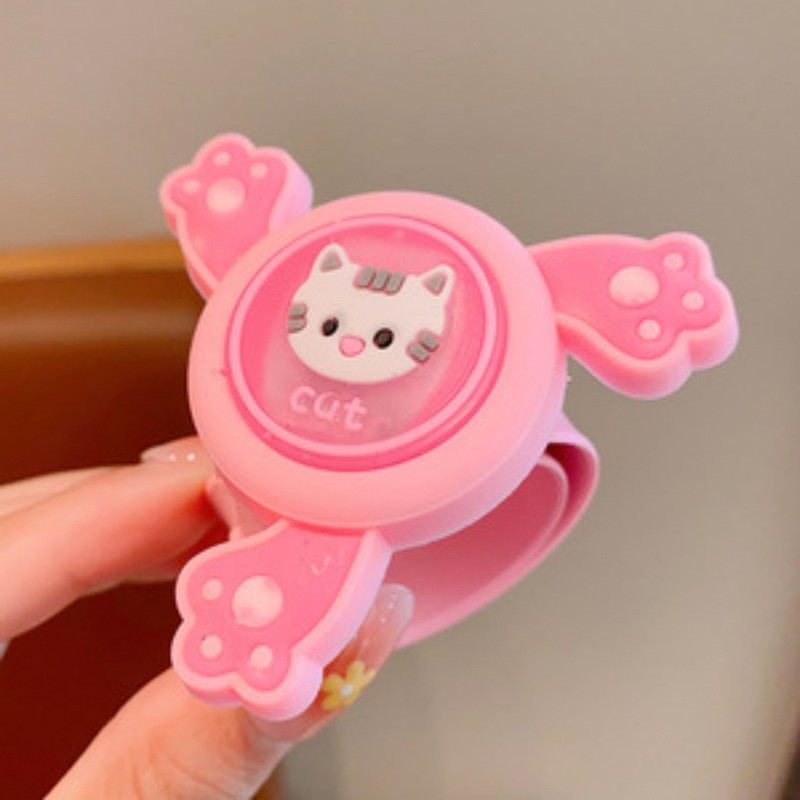 Rotating bracelet pink cat