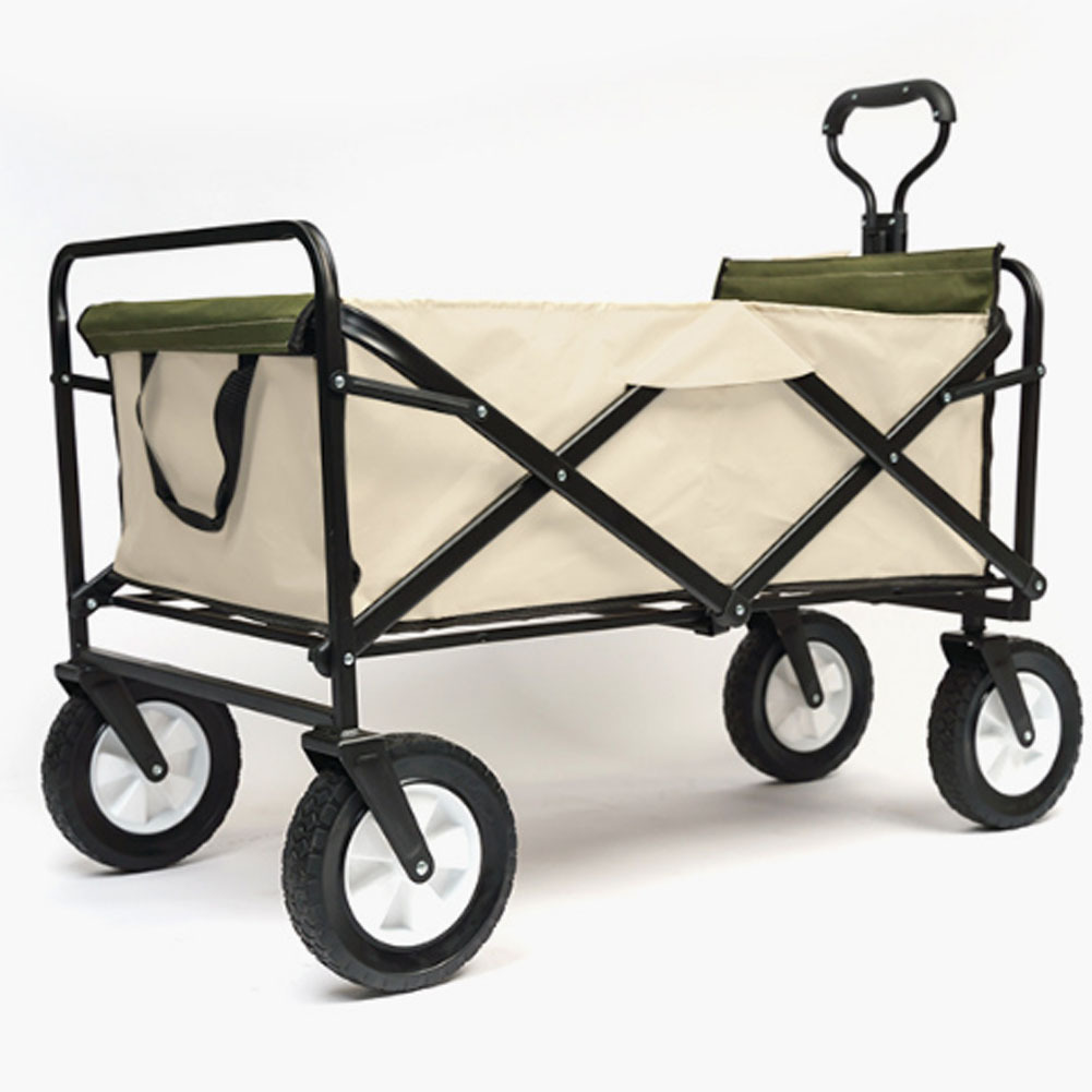 Al aire libre barraca de barbacoa carro portátil plegable ruedas de campamento de gran capacidad multifuncional para niños se puede acostar carro pequeño
