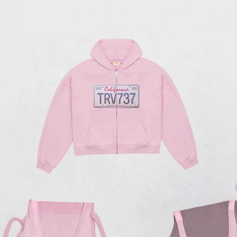 Men's Clothing Vintage Jacket Street Fashion European And American Wholesale Personalized Printed Zipper Sweatshirt Long Sleeved Pullover Hoodie_viptrois.com