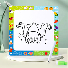 Cross-border CECPC certified 2-3-6 year old baby enlightenment early education three-dimensional puzzle drawing board building block puzzle wooden toy