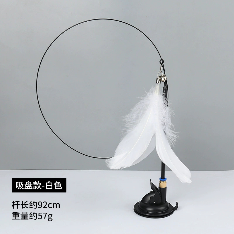 Fabricante spot ratón de lino palo de gato divertido poste de madera con campana auto-alivio gato juguetes suministros para mascotas