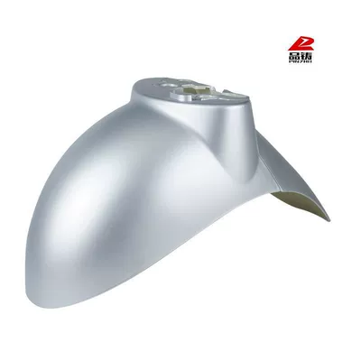 Electric vehicle fender: Yadi Front Fenders, Aima Green - no-specifications-thickened-turtle-king-series-front-mudguard-frosted-silver