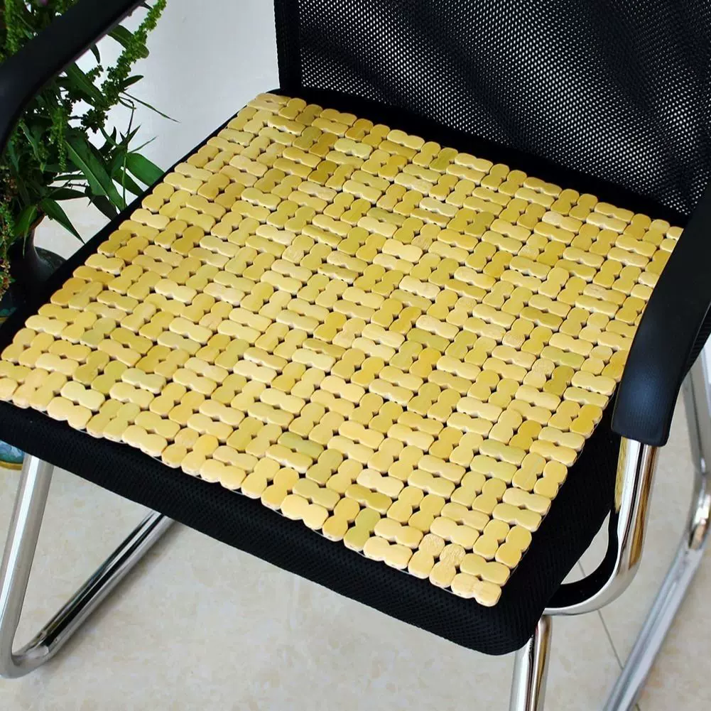 批发夏季麻将坐垫办公室凉爽座垫透气夏天凉席坐椅垫电脑椅竹垫沙