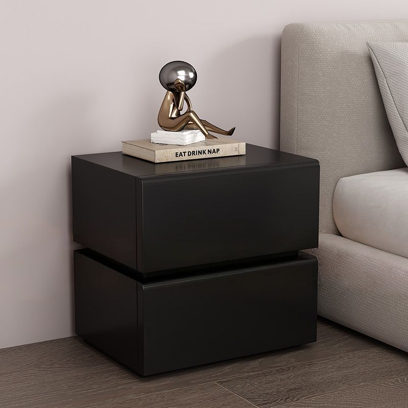 Steel Bedside Table Home Bedroom Iron Art New Light Luxury Bedside Table Modern Simple Small Storage Smart