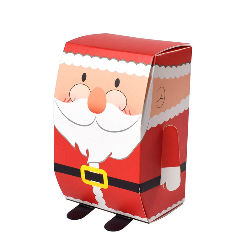 新しいクリスマス立体サンタクロースキャンディー箱現物平安夜かわいい雪だるまプレゼント包装箱|undefined