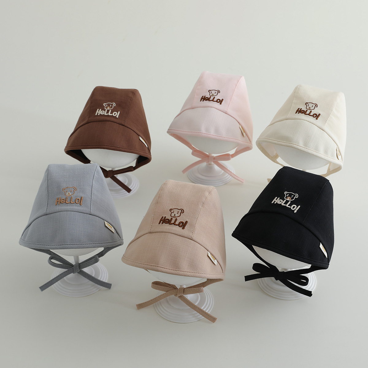 Sombreros para niños coreanos otoño y invierno, gorras transpirables, gorras de princesa, gorras para bebés a prueba de viento, gorras para bebés, gorras para bebés calientes