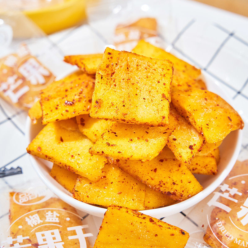 品香园海南特产三亚特产椒盐芒果干果脯蜜饯休闲网红零食酸甜咸辣|undefined
