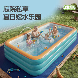 (Cross-border trading), inflatable travel swimming pool PVC, increased thickness