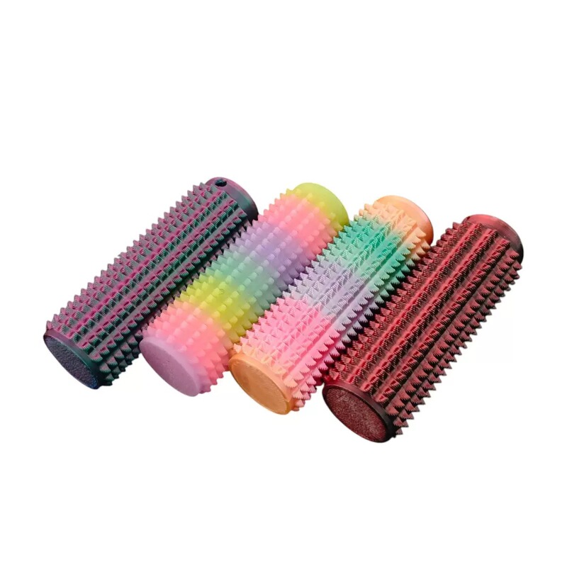 クロスボーダー Spiky Grippie Stim キーホルダー ポータブル指先減圧マッサージ キーホルダー 3D プリント|undefined