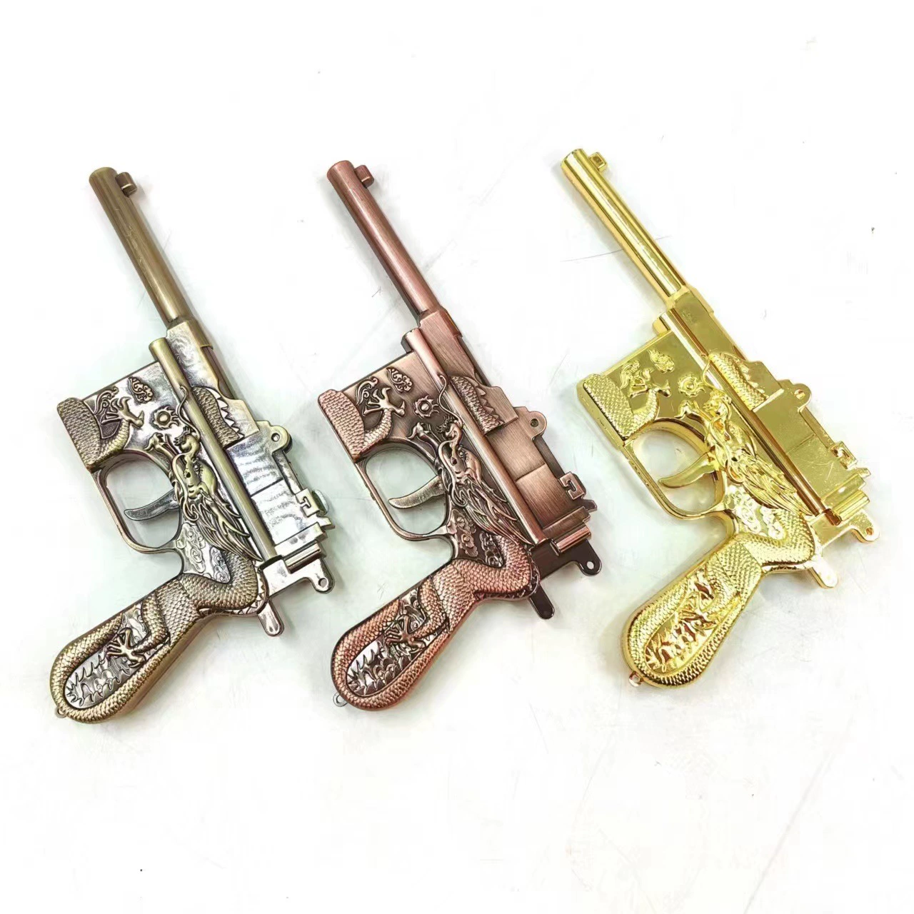 Реквизит для выступлений пистолет взрослые дети баржа снаряд пистолет Красный Восьмой маршрут Армейский ящик для черепах пистолет сценическое представление пистолет Маузер оптом