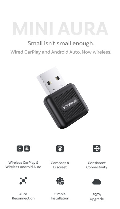 Cross-Border Popular Wireless Carplay Box Android Auto Two-In-One In-Car Smart Box Module Adapter