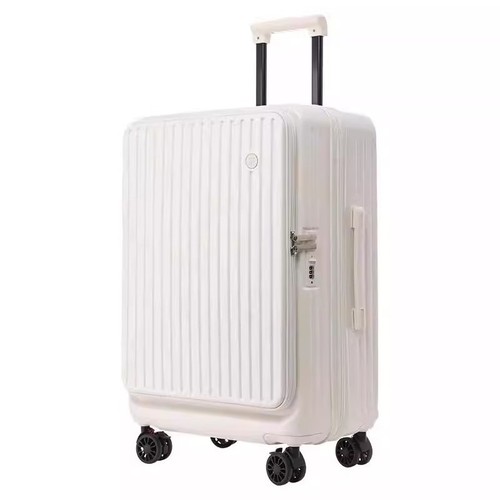 Luggage with Side-Hinged Lid, 2025 New Model Expandable Multi-Functional Wheeled Suitcase 20-inch, Airport Travel Bag Graduation Season