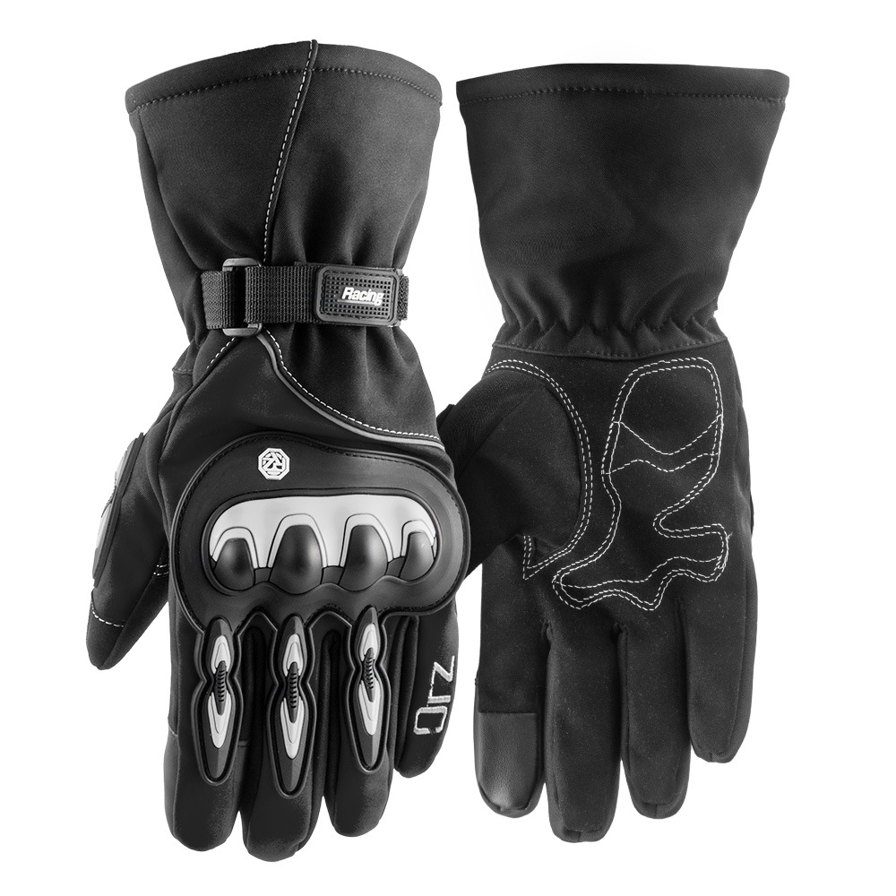 Guantes de motocicleta Invierno Racing Knight Cáscara anti-caída Hombres y mujeres todoterreno Otoño e invierno cálido, cómodo, transpirable y a prueba de viento