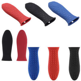 厨房用品硅胶隔热套装  厨房烹饪工具锅把锅耳硅胶保护套厂家批发