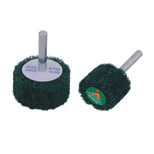 Power Lion Brand Scouring Pad with Handle Shaft Wheel Grinding Head Scouring Pad Wire Wheel Shaft Page Wheel W2984A