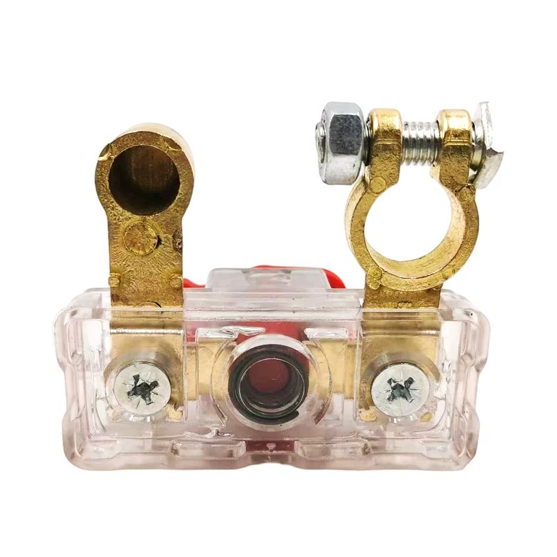 New model car battery transparent power-off switch 12v24v universal power main valve battery anti-drainage protector