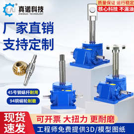 简易提升机SWL系列蜗轮升降器手yao电动升降器蜗轮蜗杆丝杆升降机