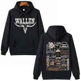 【跨境欧码】Morgan Wallen Western Country Music Hoodie Man W