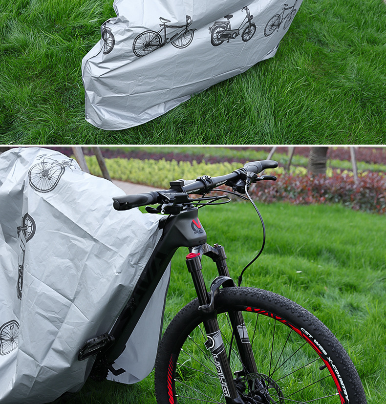 Cross-border bicycle car cover mountain bike jacket waterproof sunscreen scratch-resistant motorcycle sunshade dust cover
