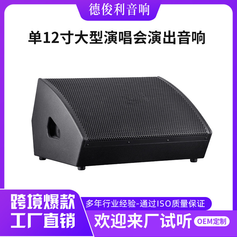源头厂家专业舞台返听音响单喇叭12寸大型演唱会环绕立体音效音箱