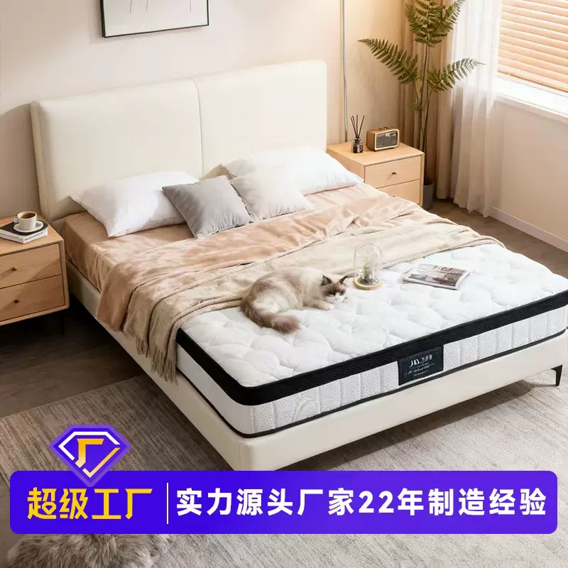 商务酒店工程软包皮床耐用易清洁宾馆民宿床支持贴牌定制源头厂家