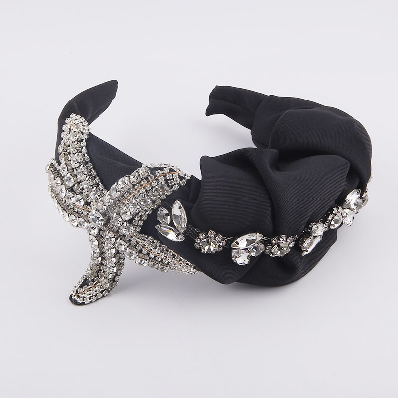 Fashion Fabric Colorful Diamond-studded Starfish Headband display picture 2
