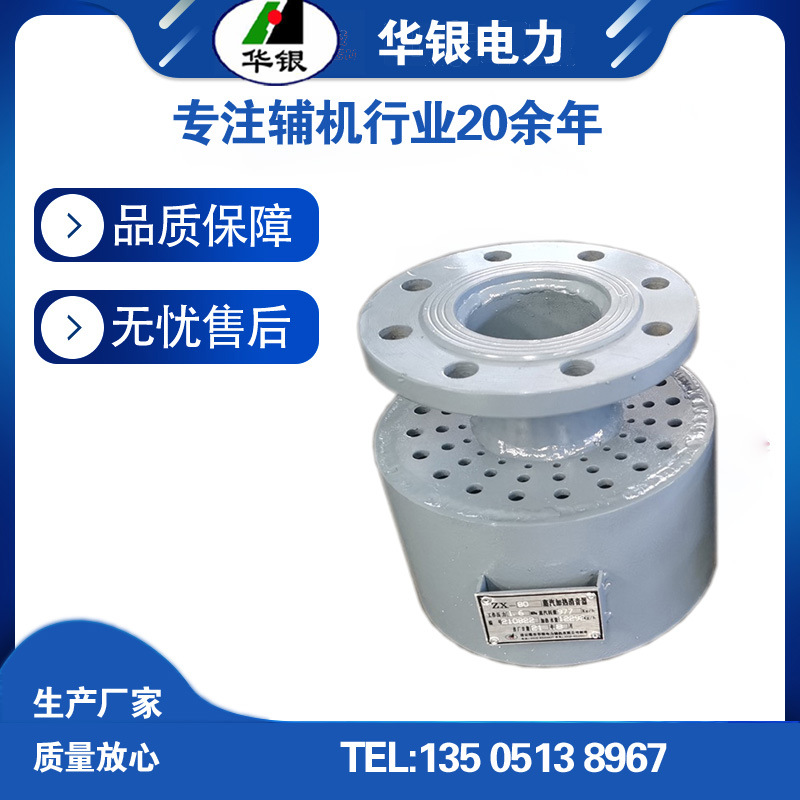 蒸汽加热消音器 浸没式蒸汽加热消声器  华银电力