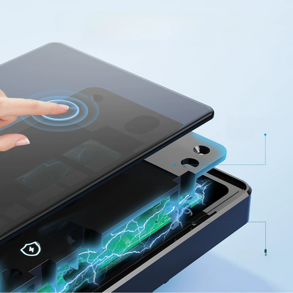 zigbee smart home single-line live wire magnetic stay wall touch switch remote graffiti APP timer switch