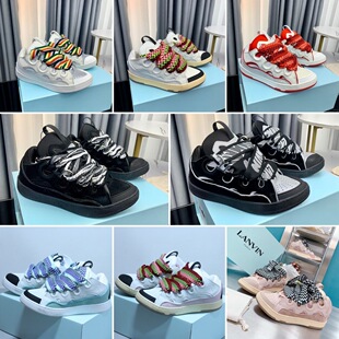 �W�����������Ь��Lanvin curb ���Ь���ƴɫ��ӖЬ�ٴ�W��Ь