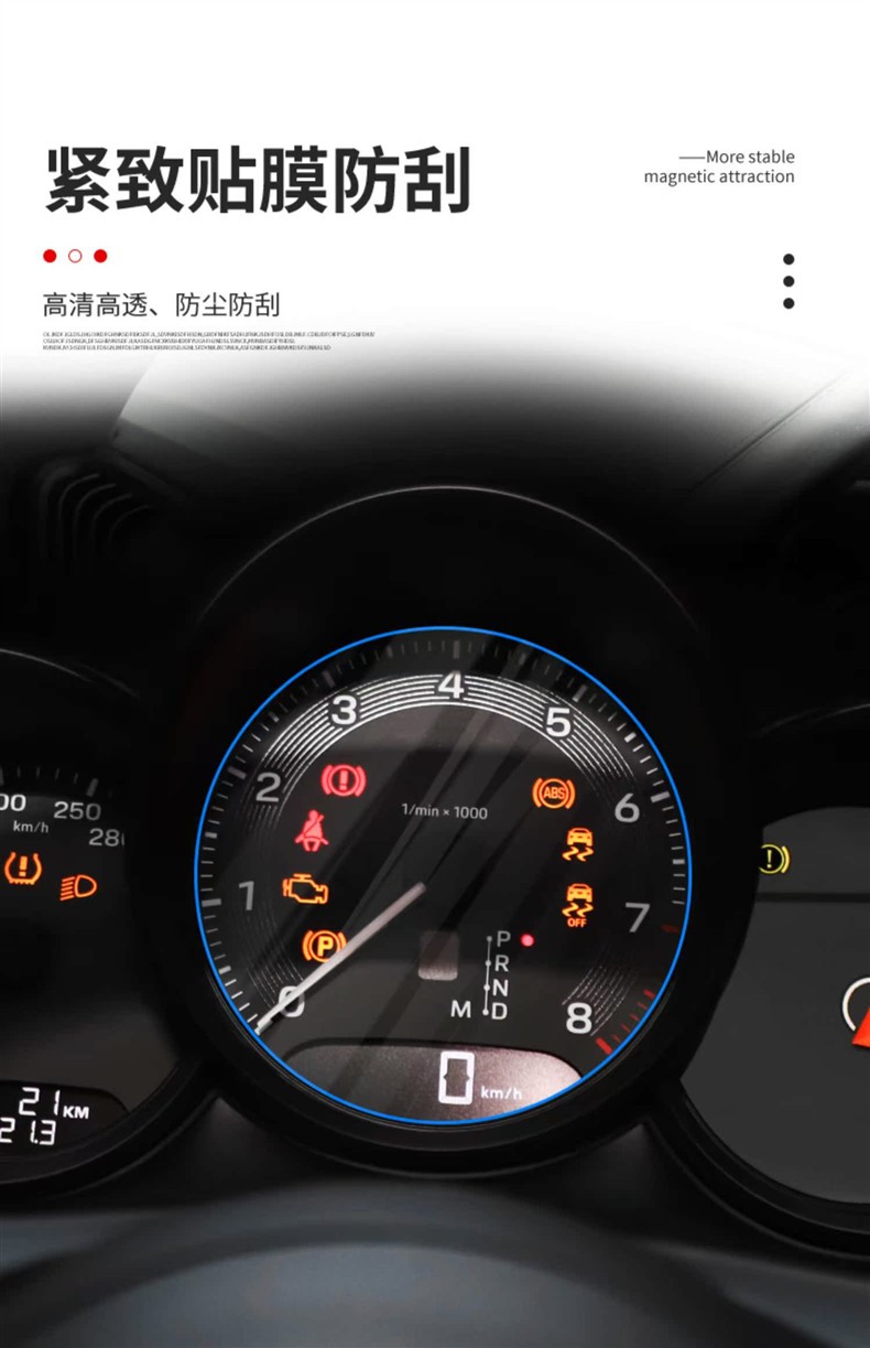 Suitable for Porsche Interior Film Macan Cayenne Panamera Instrument Film 718Tpu Central Control Protective Film