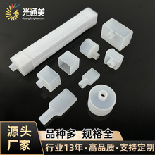LED硅胶灯带堵头方形/圆形/直出/侧出/长嘴球拍尾堵霓虹灯带尾塞