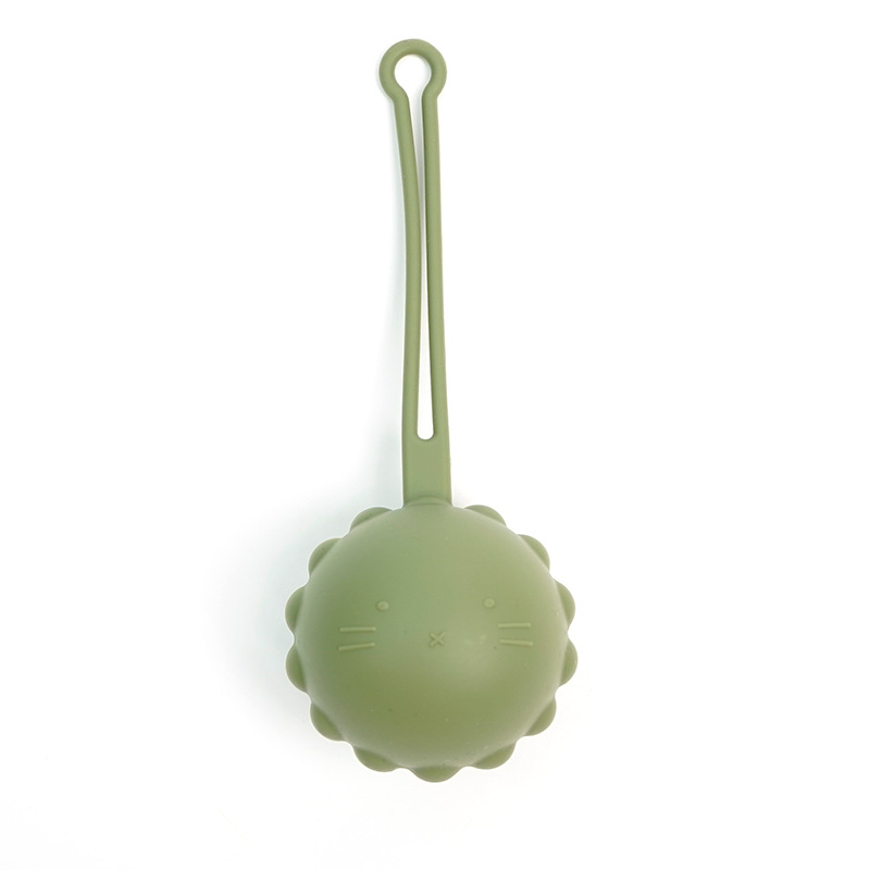 Children's Silicone Pacifier Bag Baby Silicone Teether Toy Portable Pacifier Storage Pocket Maternal And Child Supplies
