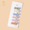 Summer fashionable children's hair accessory handmade, cute hairgrip from pearl, Korean style, flowered