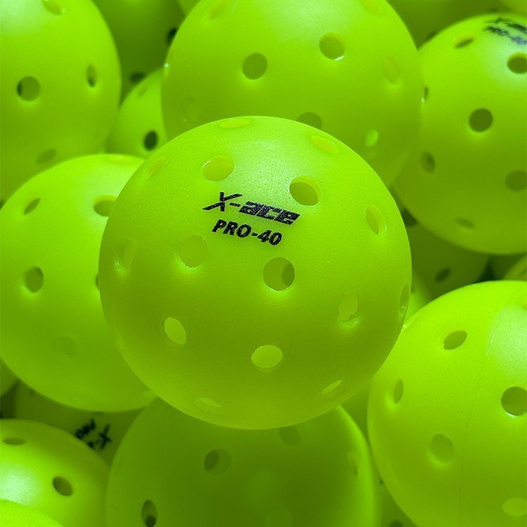 [Factory Direct Sales] Spot Pickleball Pro40 Hole Ball Pickleballs Hole Ball 74mm Integrated Molding