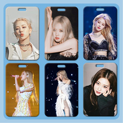 blackpink朴彩英rose卡套學生飯卡校園卡證件公交卡掛脖工廠硬卡