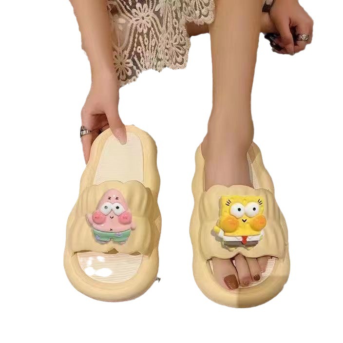 Women Slippers Flip-Flops Pool Rubber Leather Quick Drying Sandals_voghion.com