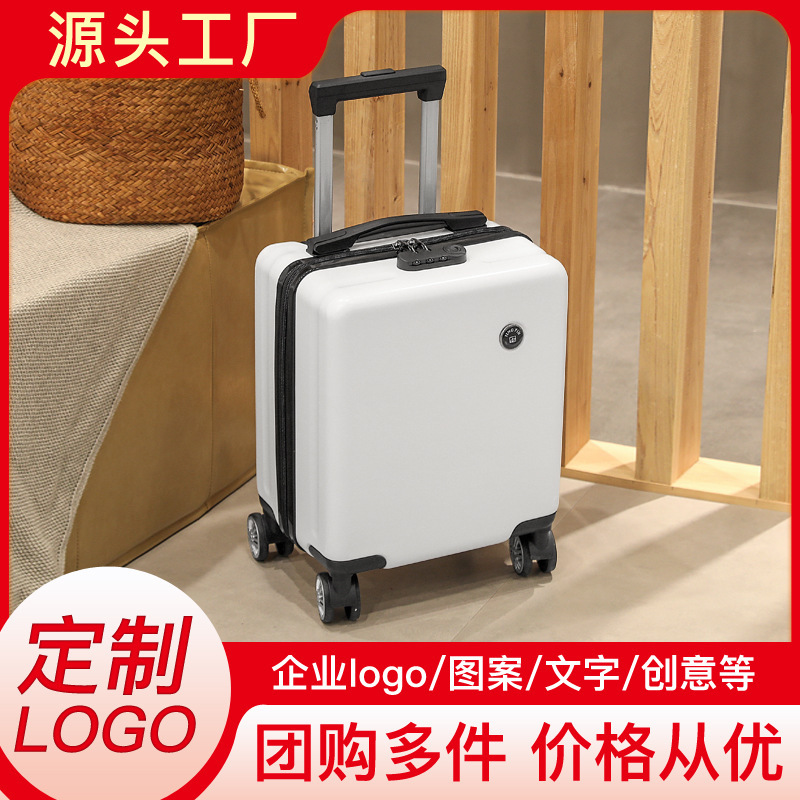 Customized Suitcase Kidsren's Mini 14-Inch Universal Wheel Boarding Case Small Lightweight Travel Trolley Password Box Wholesale